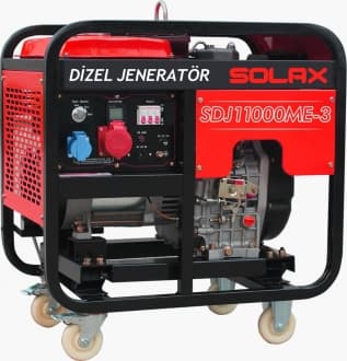 Jeneratör Dizel 10 kw Tekerlekli Marşlı